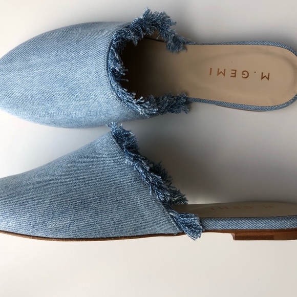 BN - Denim fringed mules - Picture 3 of 3